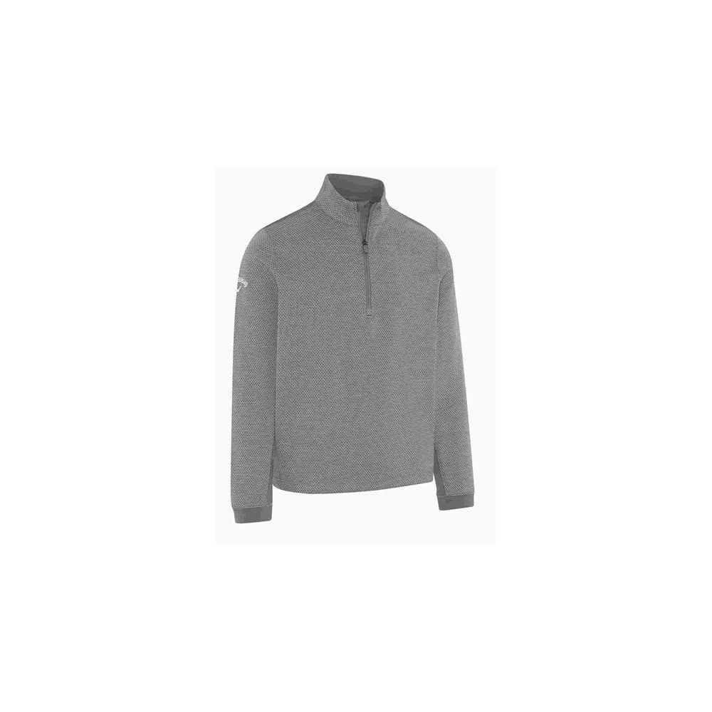Hex Textured 1/4 Zip Golf Fleece