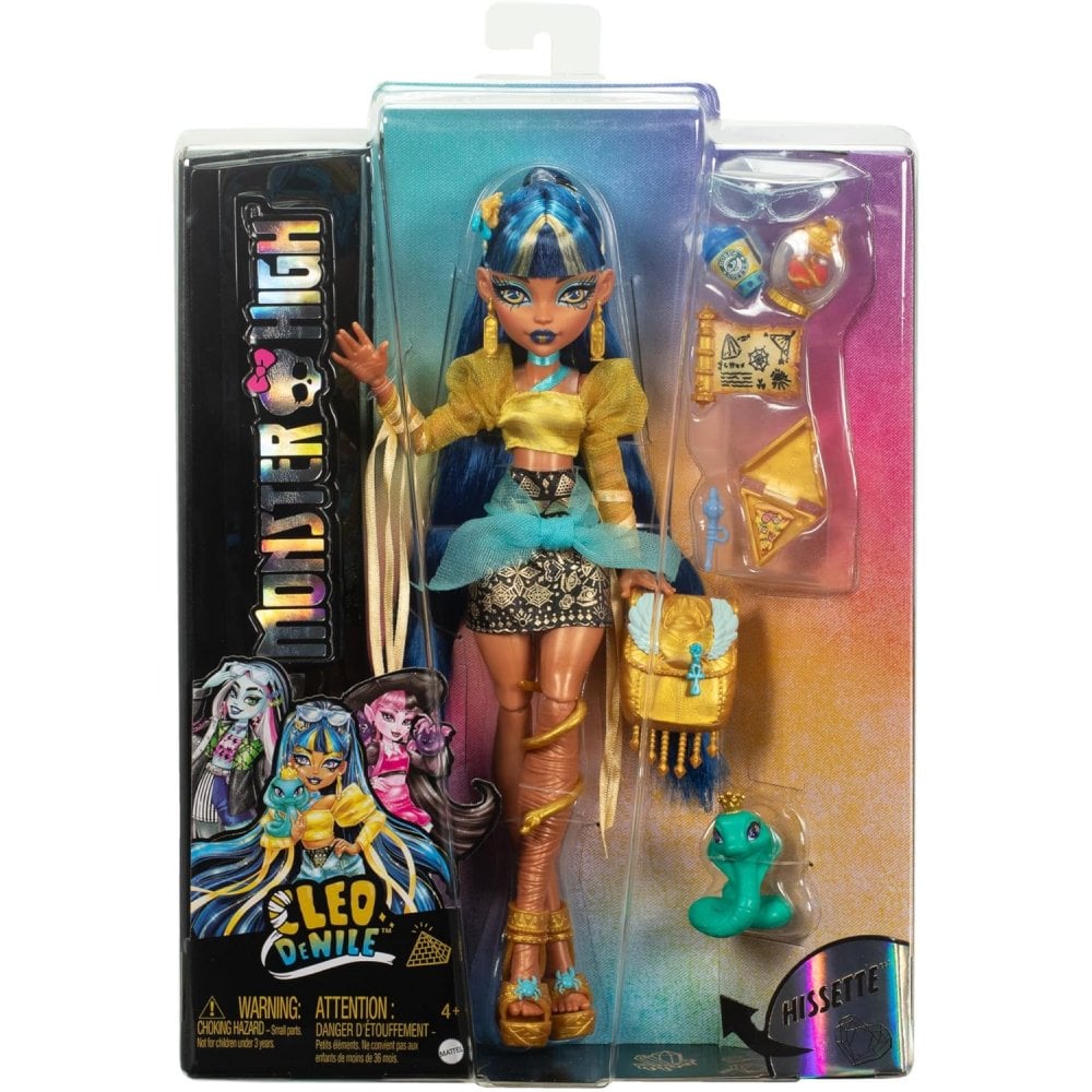 Monster High Cleo de Nile Doll w/Hissette