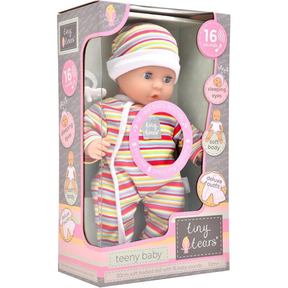 12 Teeny Tiny Tears Baby with 16 Sounds