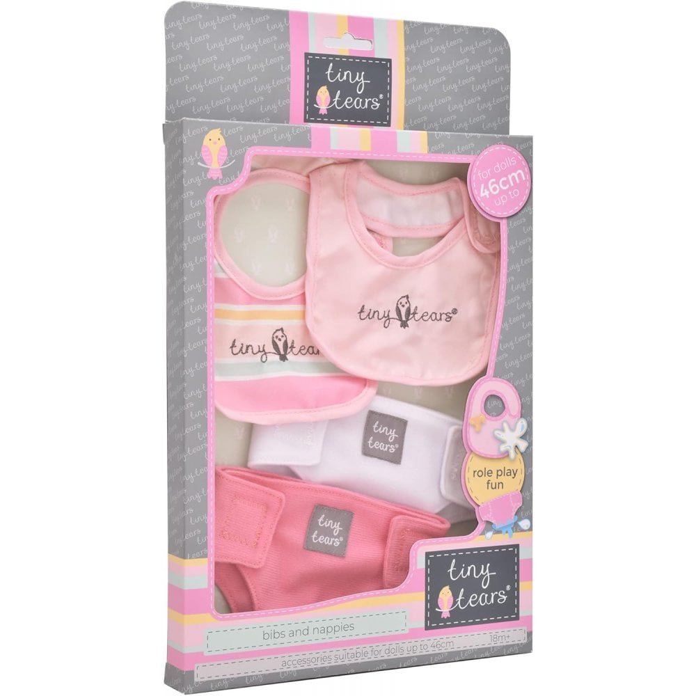 TINY TEARS BIBS & NAPPIES