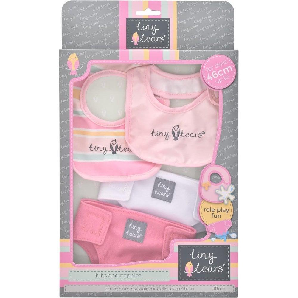 TINY TEARS BIBS & NAPPIES
