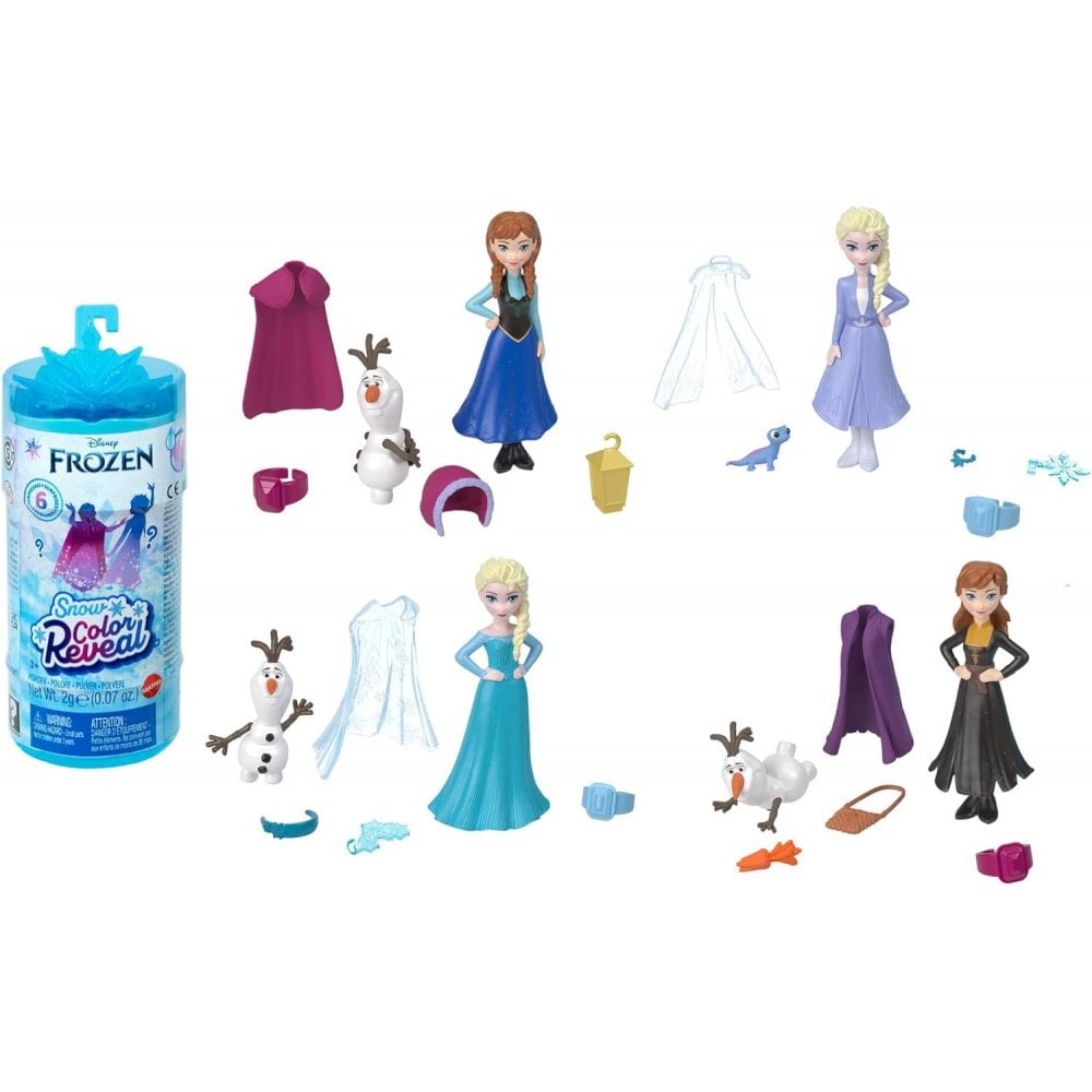 Disney Princess Frozen Small Dolls Colour Reveal Asst