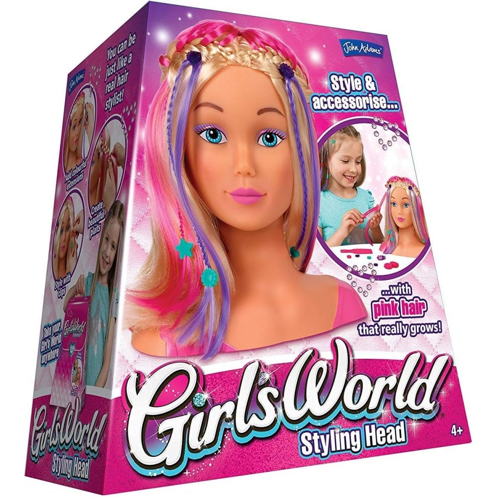 GIRLS WORLD STYLING HEAD - NEW VERSION