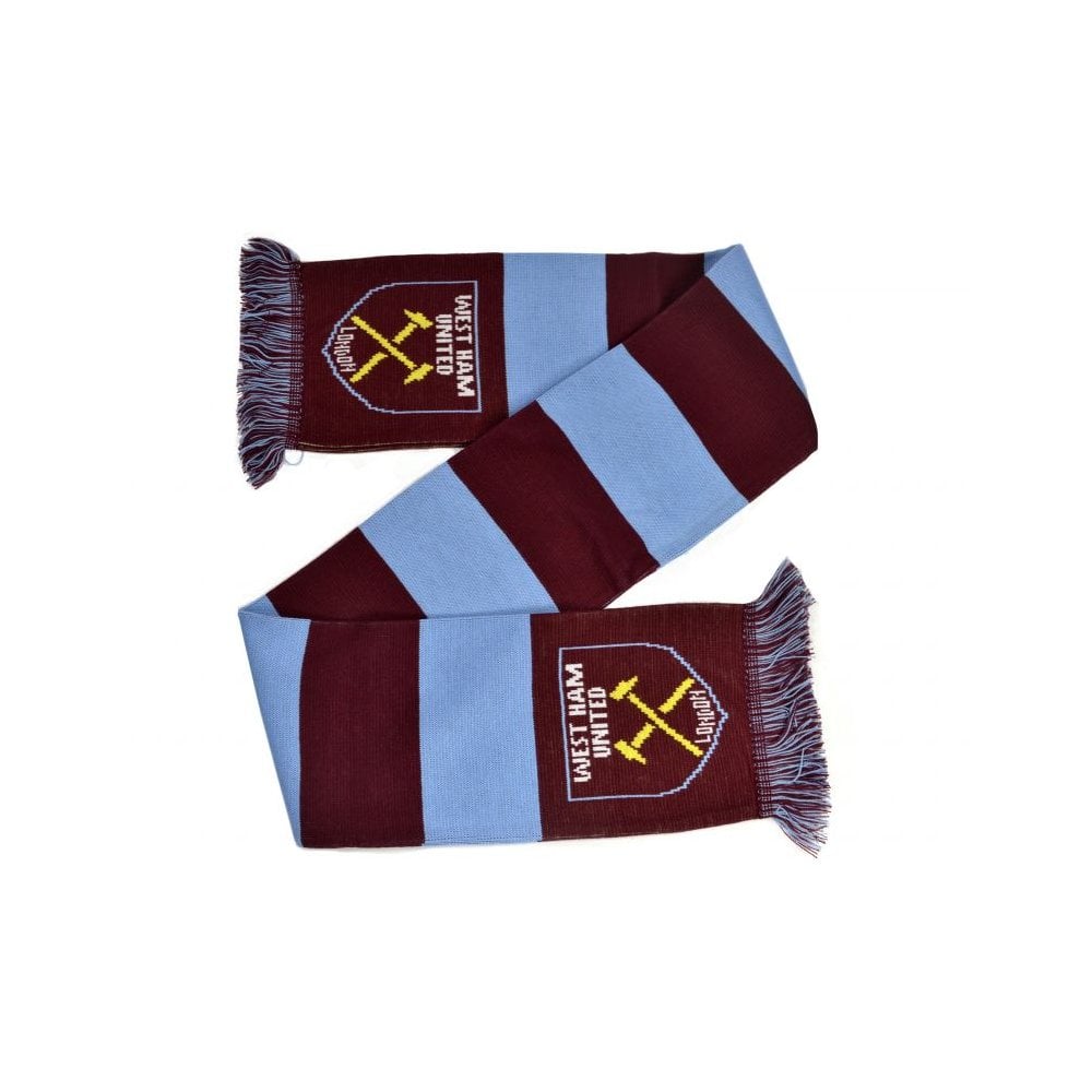 West Ham Jacquard Bar Scarf