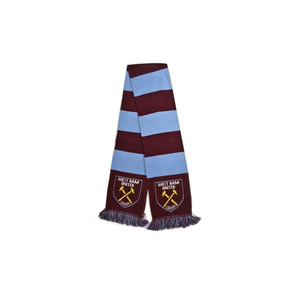 West Ham Jacquard Bar Scarf
