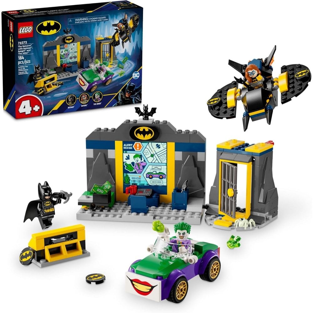 The Batcave™ with Batman™  Batgirl™ and The Joker™