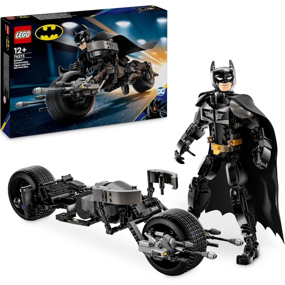 Batman™ Construction Figure and the Bat-Pod Bike