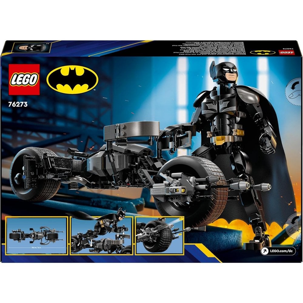 Batman™ Construction Figure and the Bat-Pod Bike