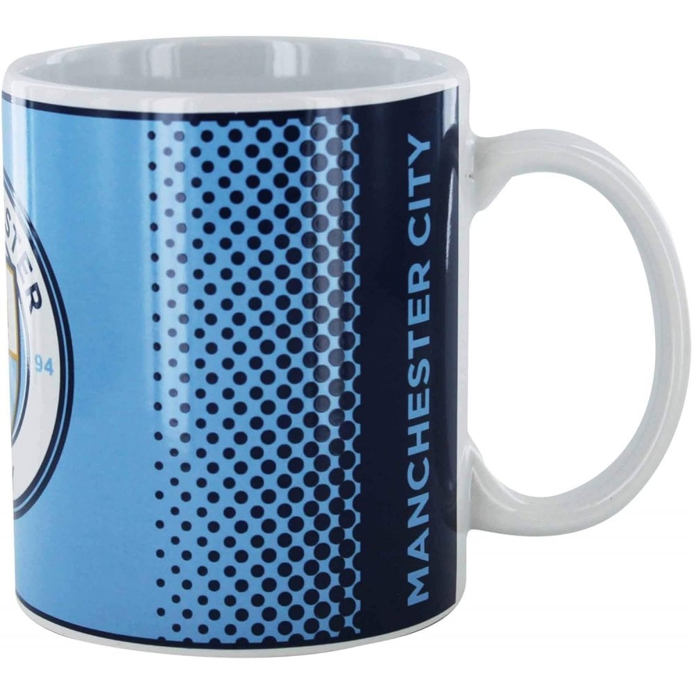 Man City Fade Design Boxed Mug