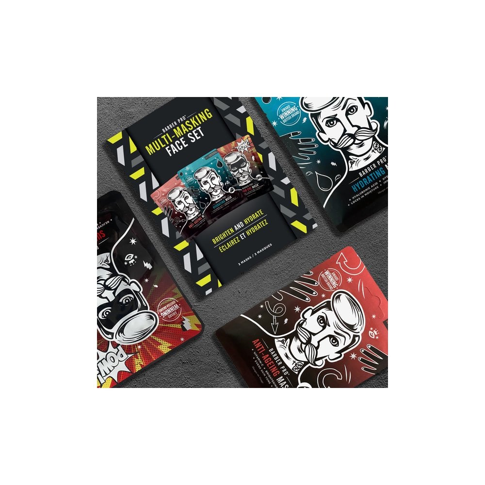 BARBER PRO Multi-Masking Face Set
