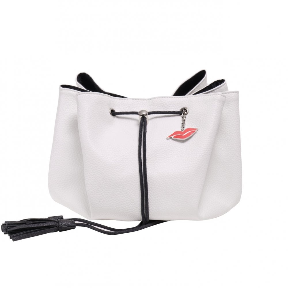 Lay Flat Makeup Bag in Faux Leather