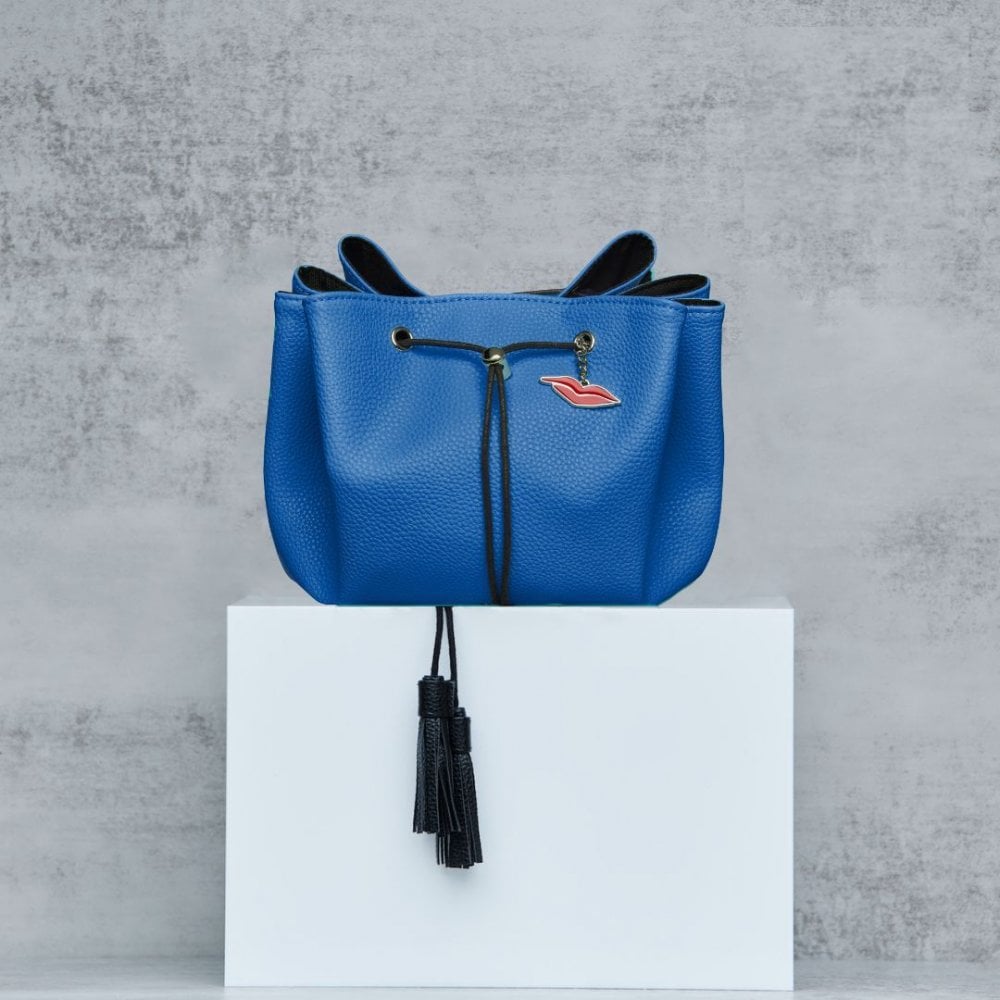 Lay Flat Makeup Bag in Faux Leather