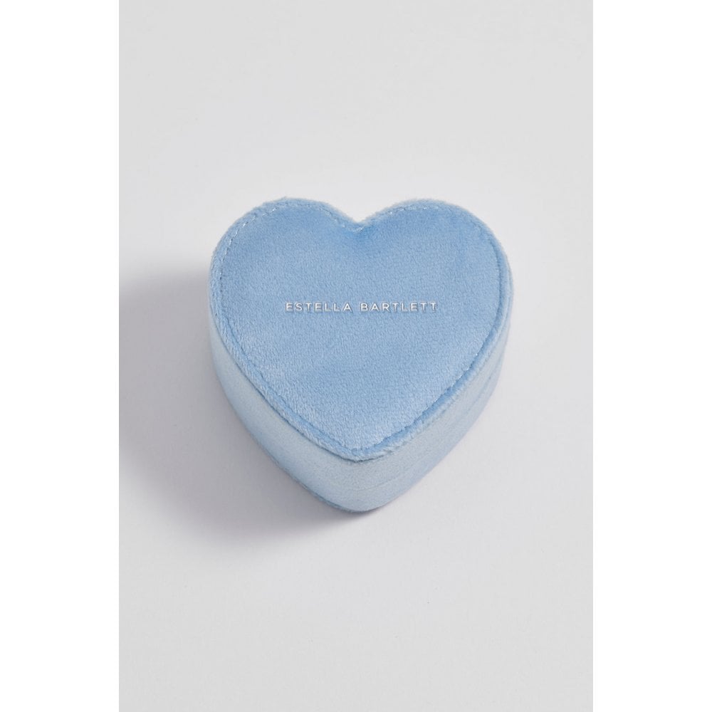 Blue Velvet Mini Heart Box