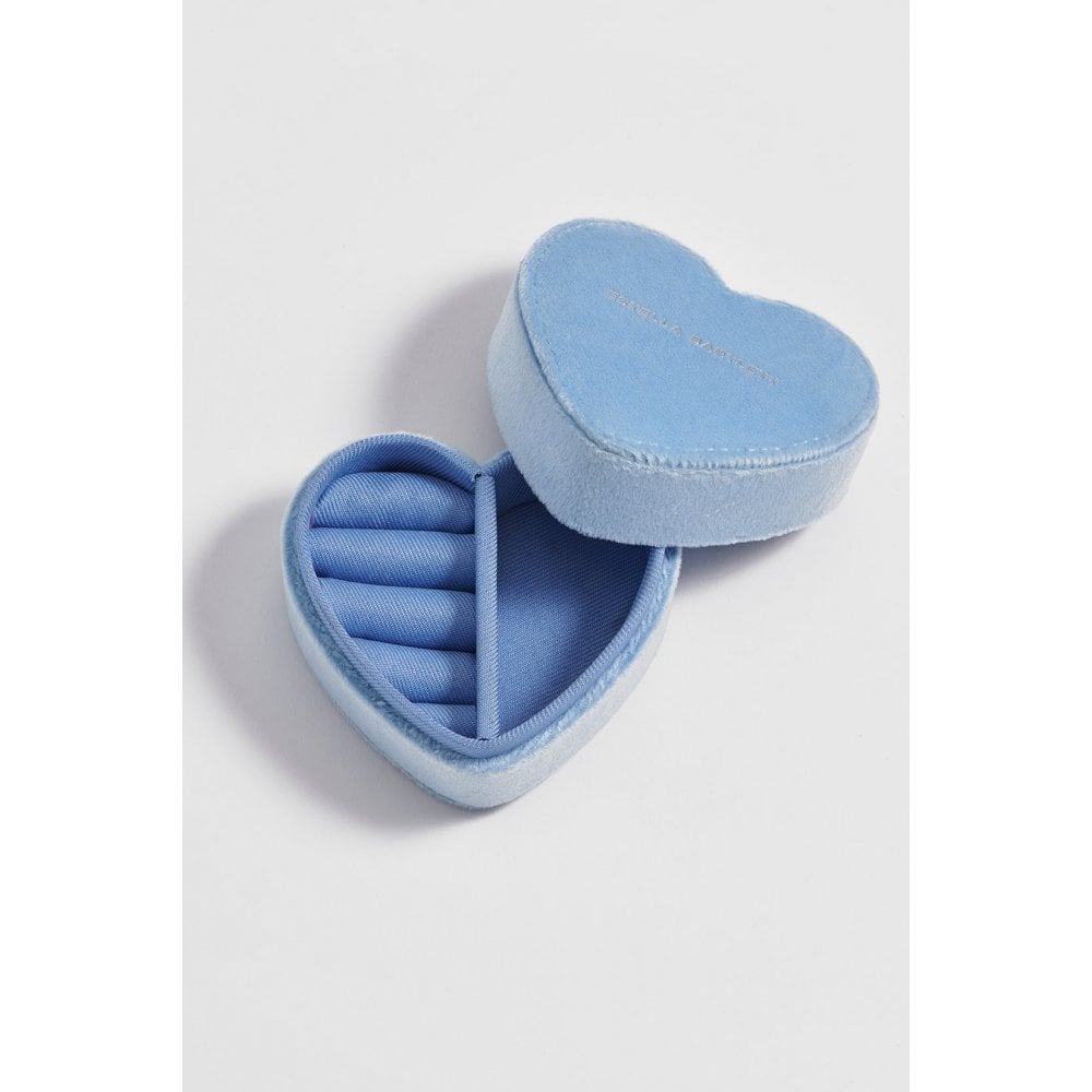 Blue Velvet Mini Heart Box