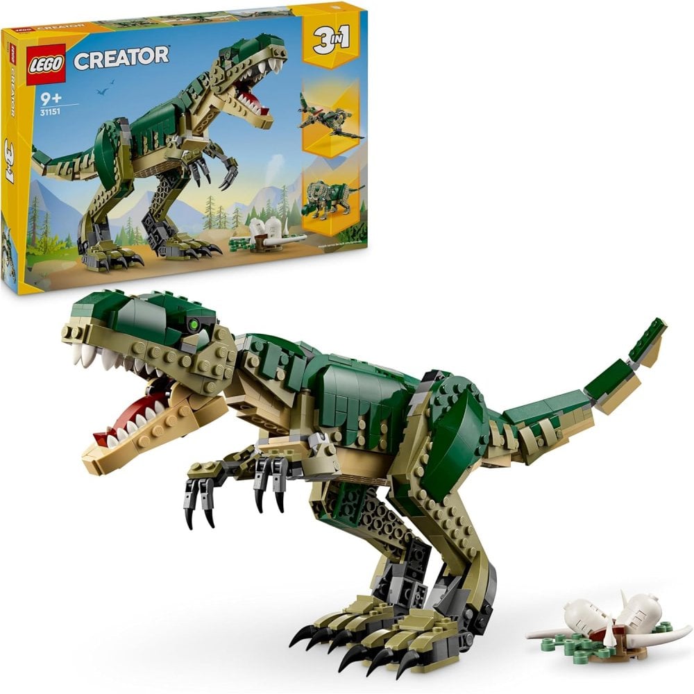 3in1 T. rex to Triceratops to Pterodactyl Toys