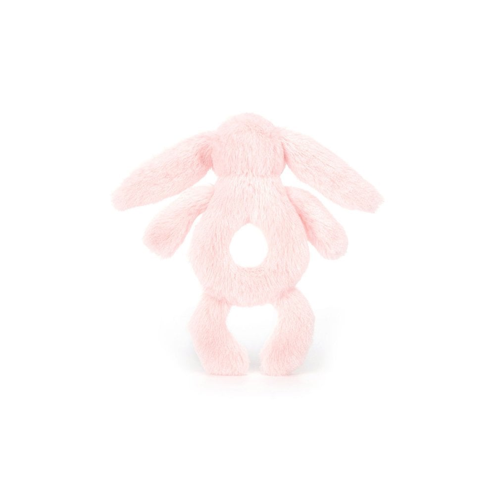 Bashful Pink Bunny Ring Rattle