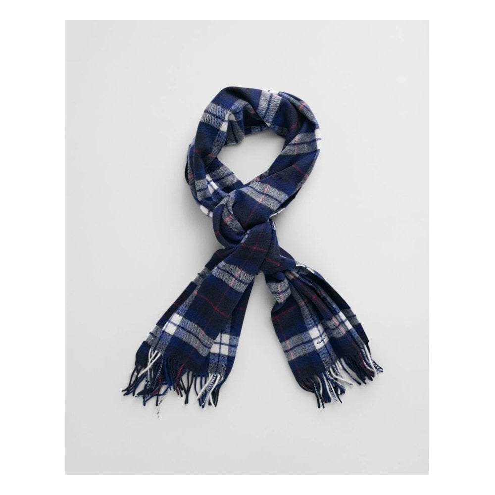 Checked Wool Scarf