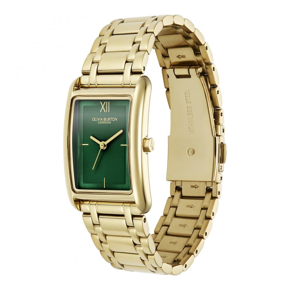 23mm Grove Forest Green & Gold Bracelet Watch