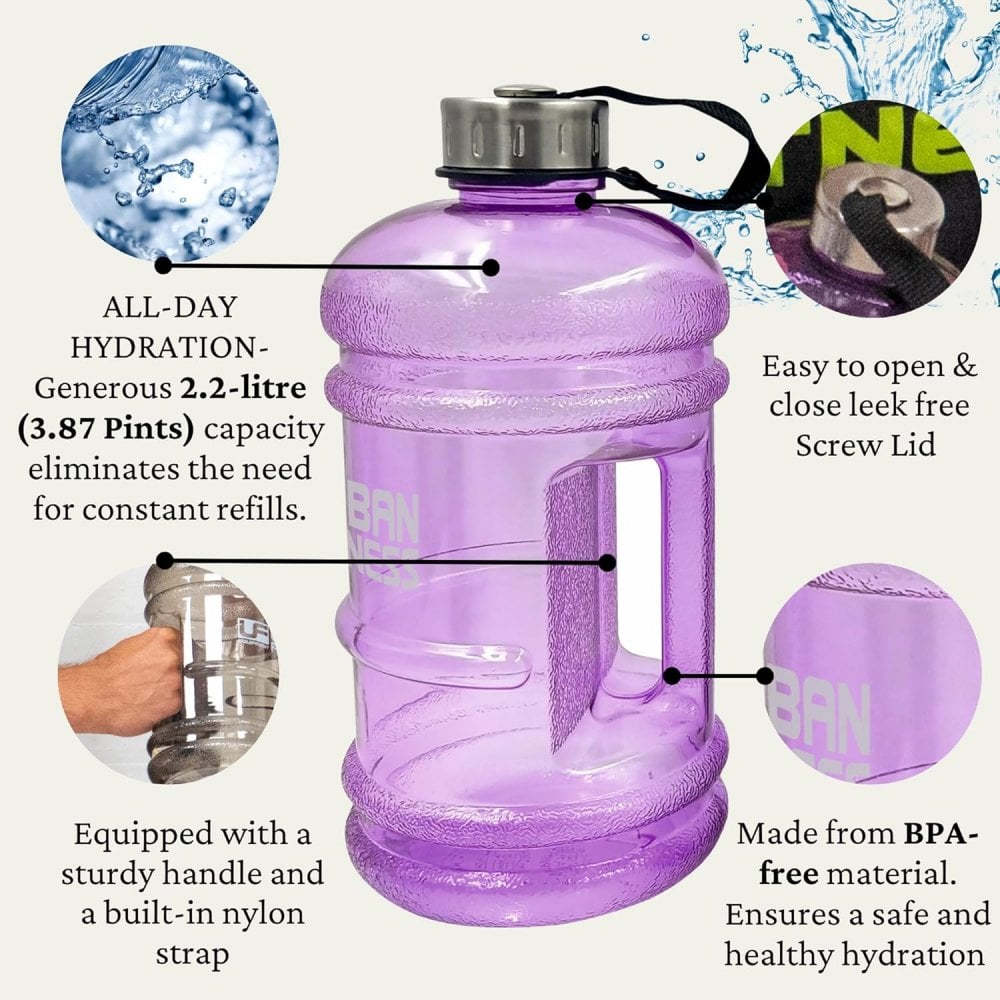 Urban Fitness Quench 2.2L Water Bottle
