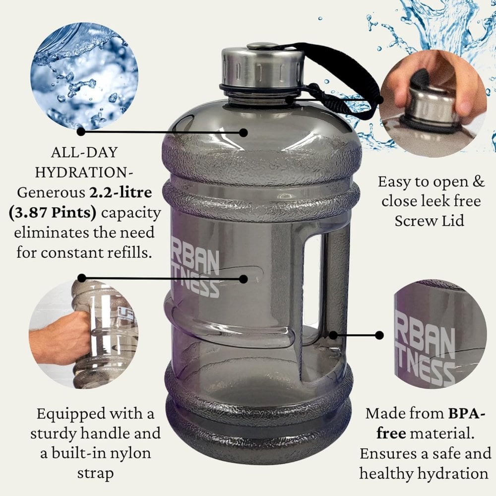 Urban Fitness Quench 2.2L Water Bottle