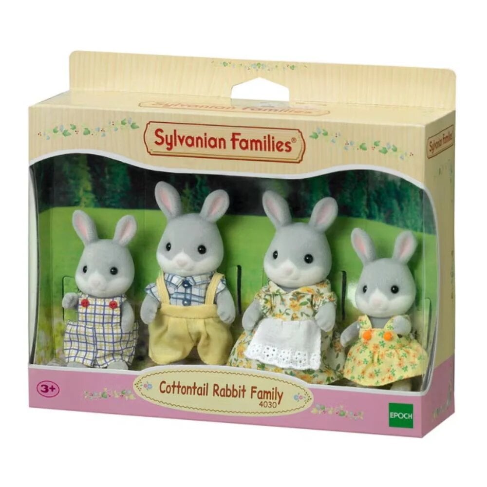 Cottontail Rabbit Family