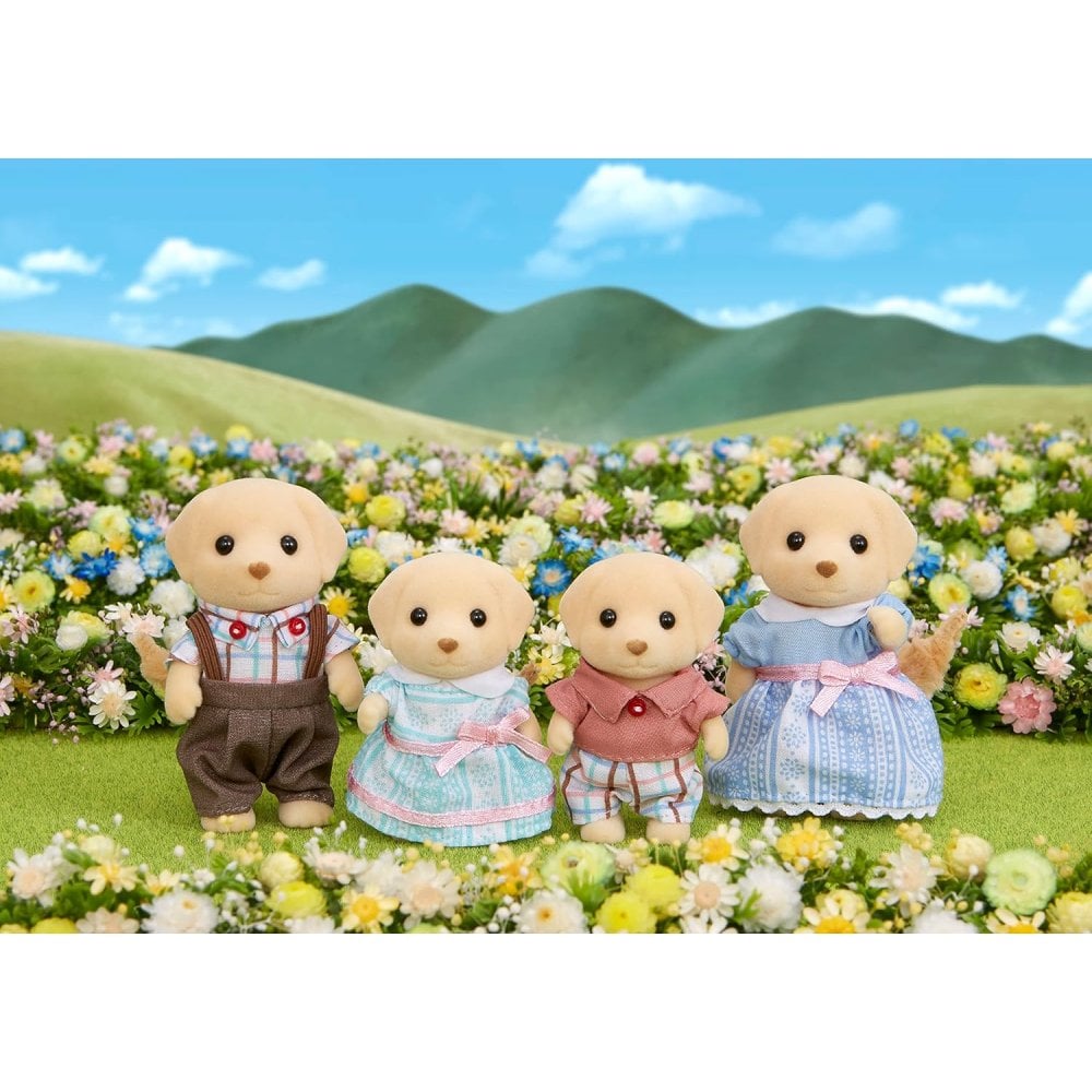 Yellow Labrador Family