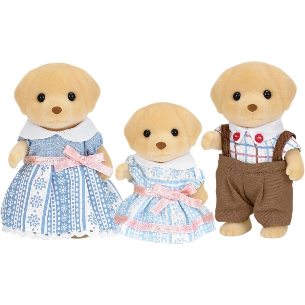 Yellow Labrador Family (3 Figures)