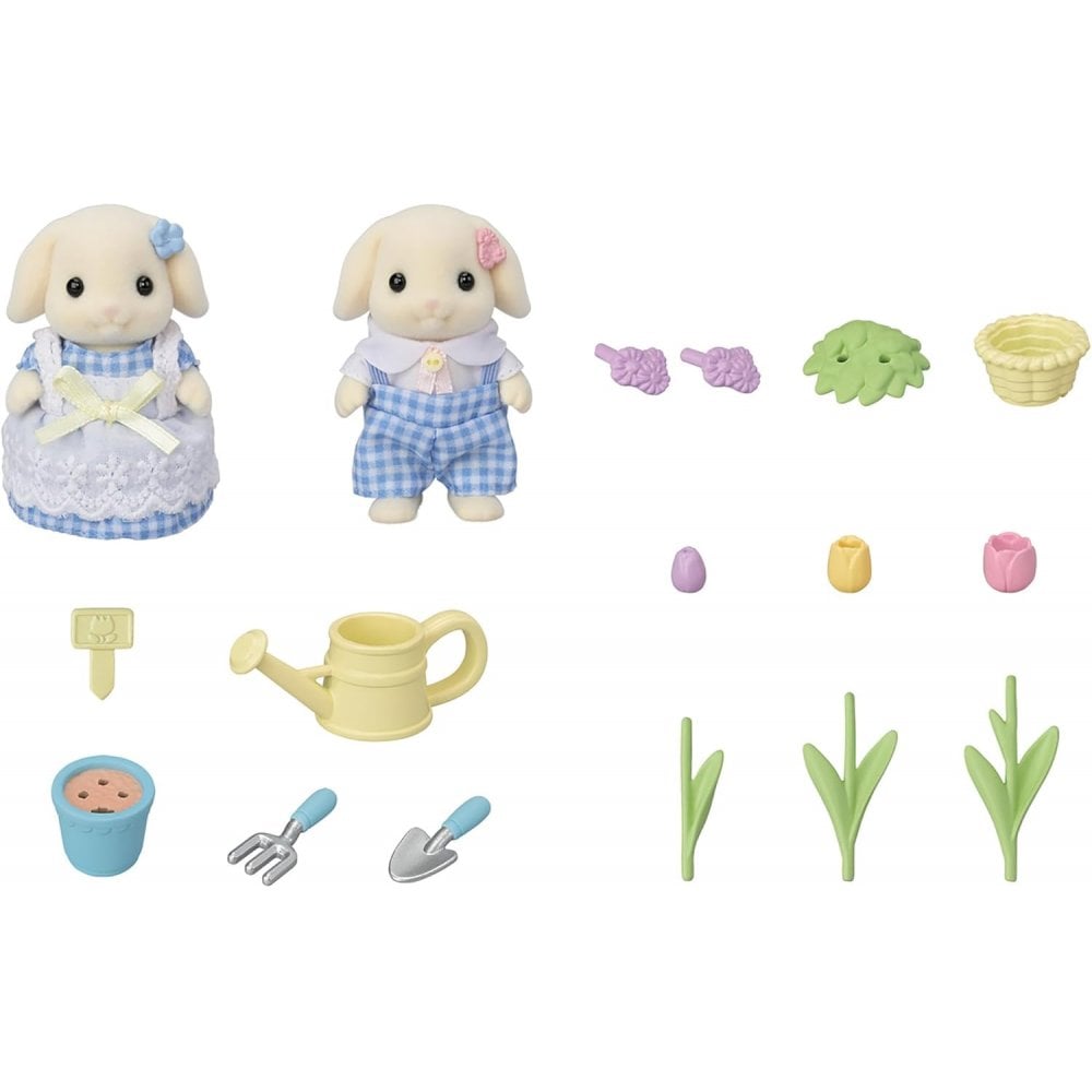 Blossom Gardening Set - Flora Rabbit Sister & Brother
