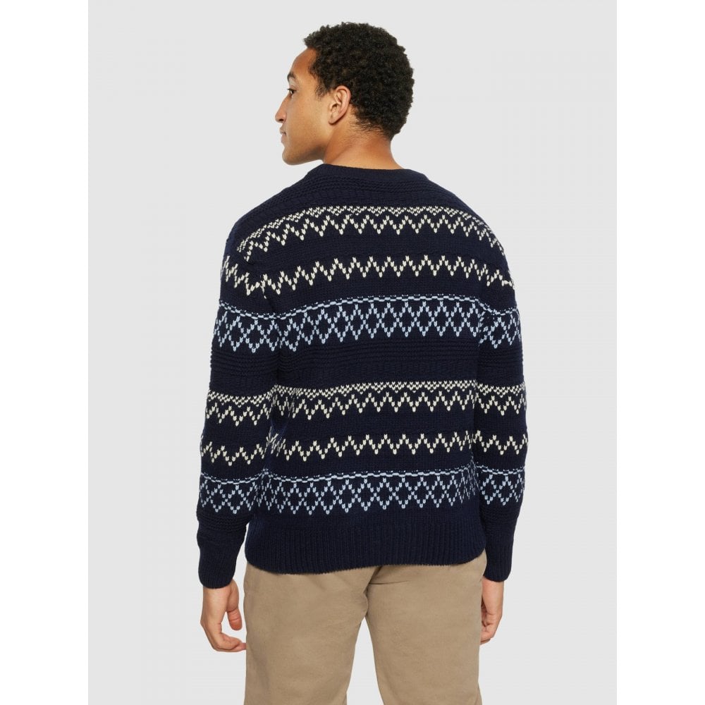 Knitted Pattern Crew Neck - RWS