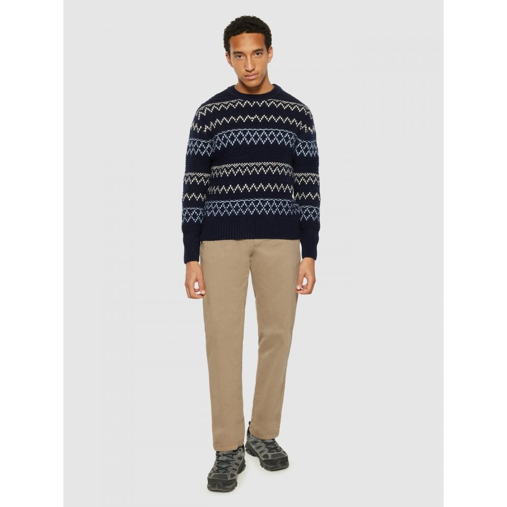 Knitted Pattern Crew Neck - RWS