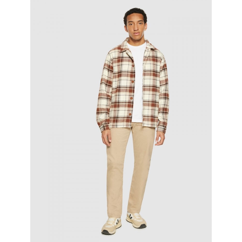 Big Checked Heavy Flannel Overshirt - GOTS/Vegan