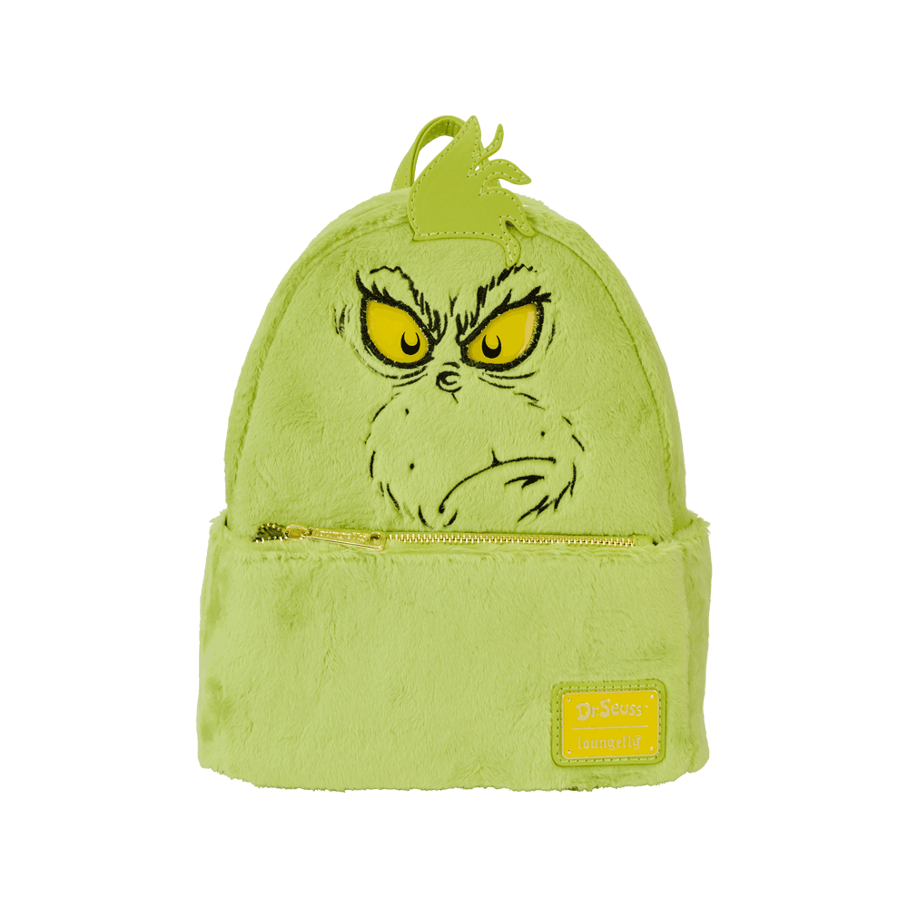 Dr. Seuss' How The Grinch Stole Christmas! Plush Cosplay Light Up Mini Backpack