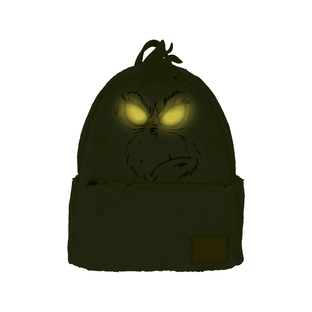 Dr. Seuss' How The Grinch Stole Christmas! Plush Cosplay Light Up Mini Backpack