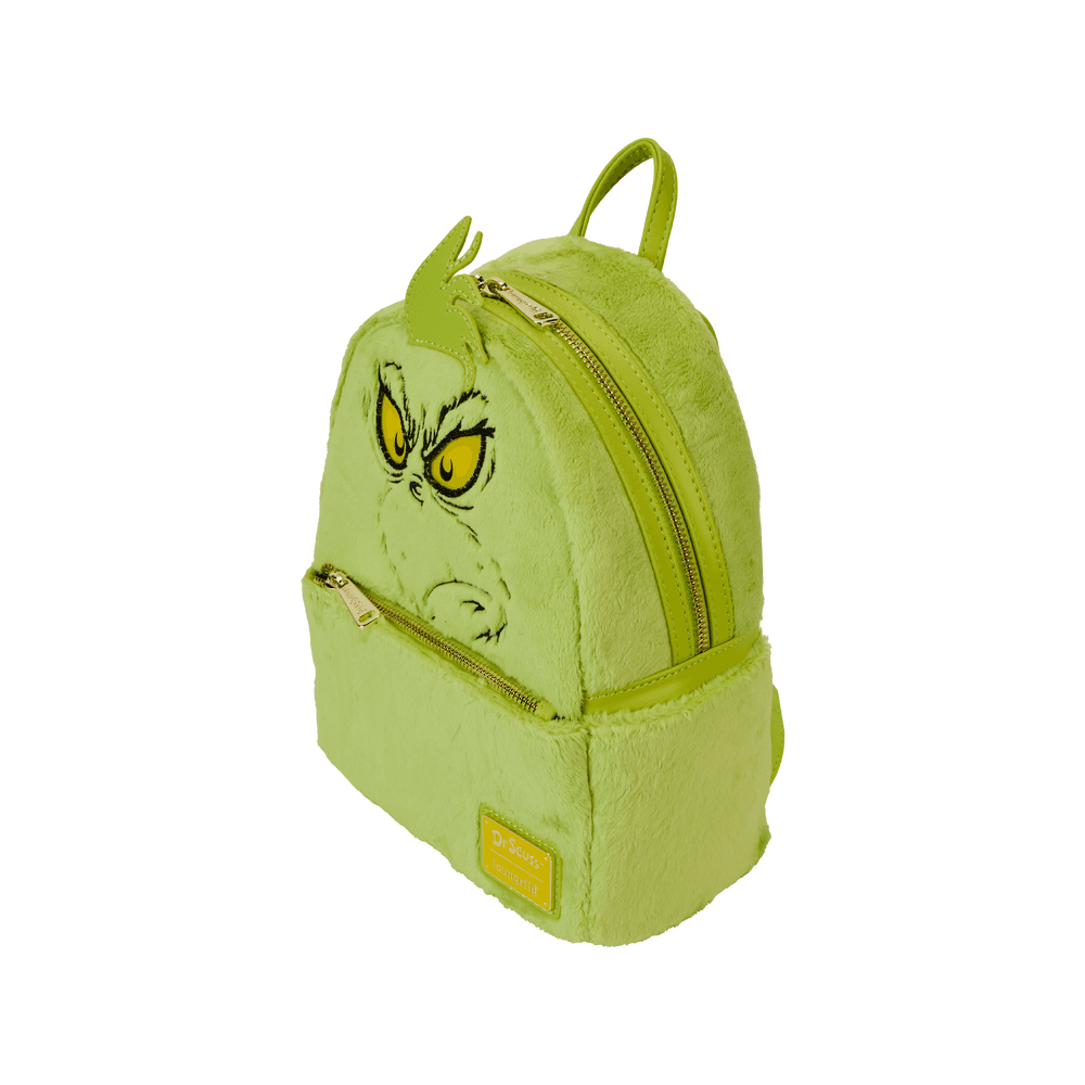 Dr. Seuss' How The Grinch Stole Christmas! Plush Cosplay Light Up Mini Backpack