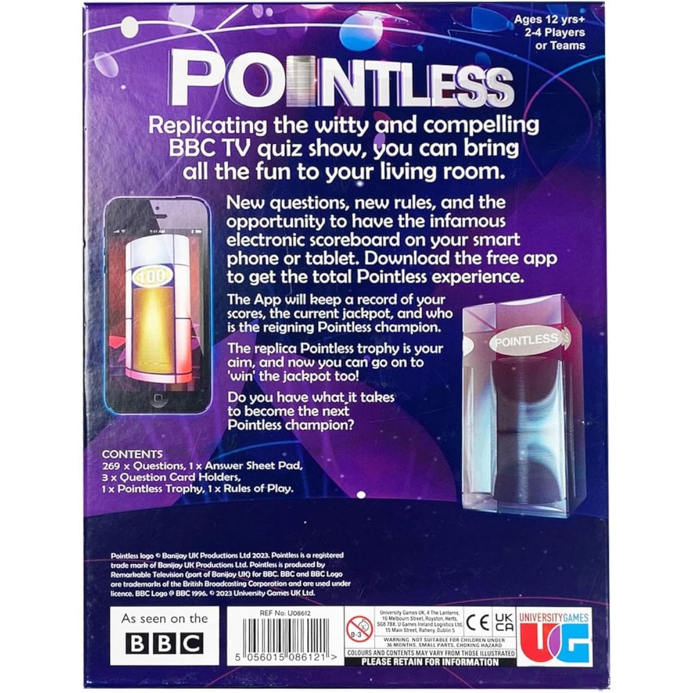 University Games Pointless Board Game