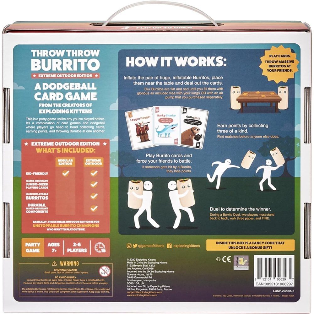 Throw Throw Burrito: Extreme Outdoor Edition