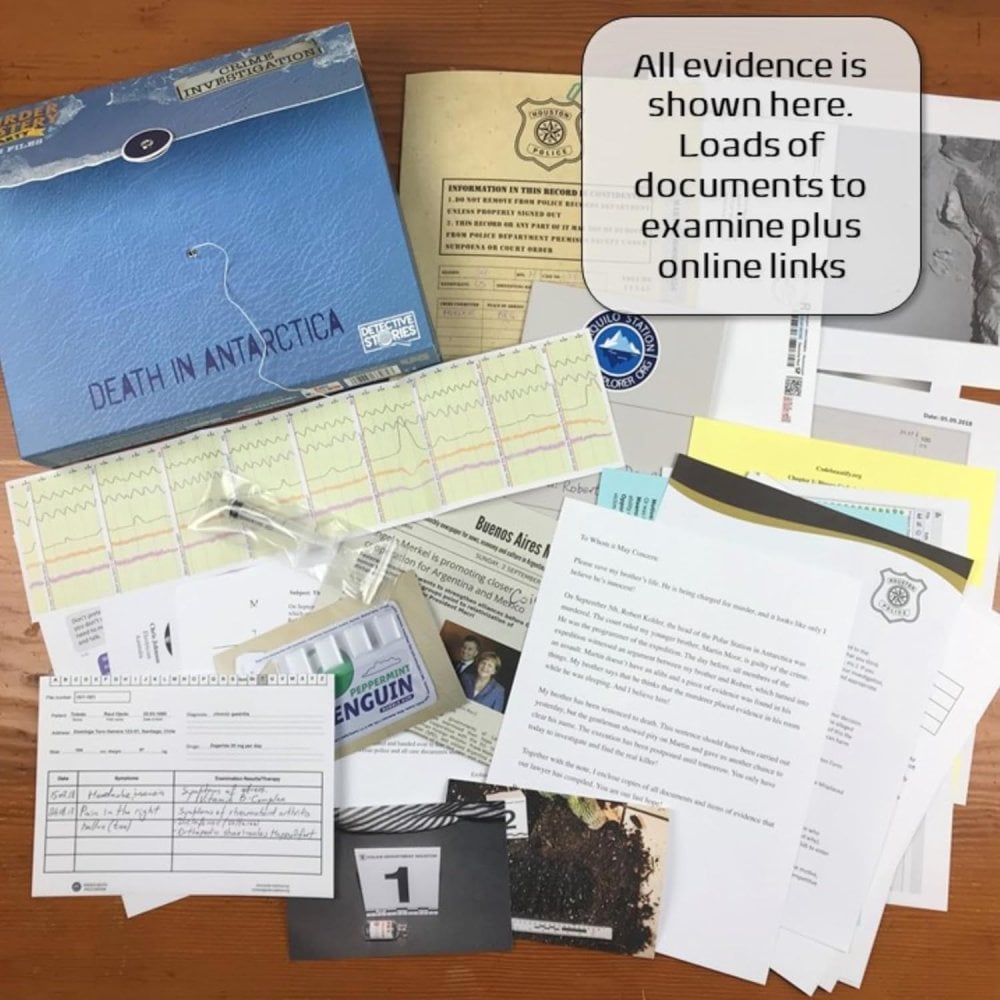 Murder Mystery Case Files - Death in Antartica