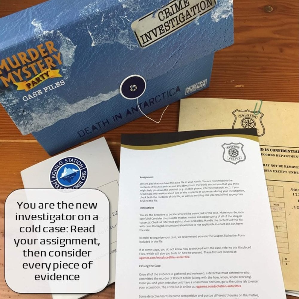 Murder Mystery Case Files - Death in Antartica