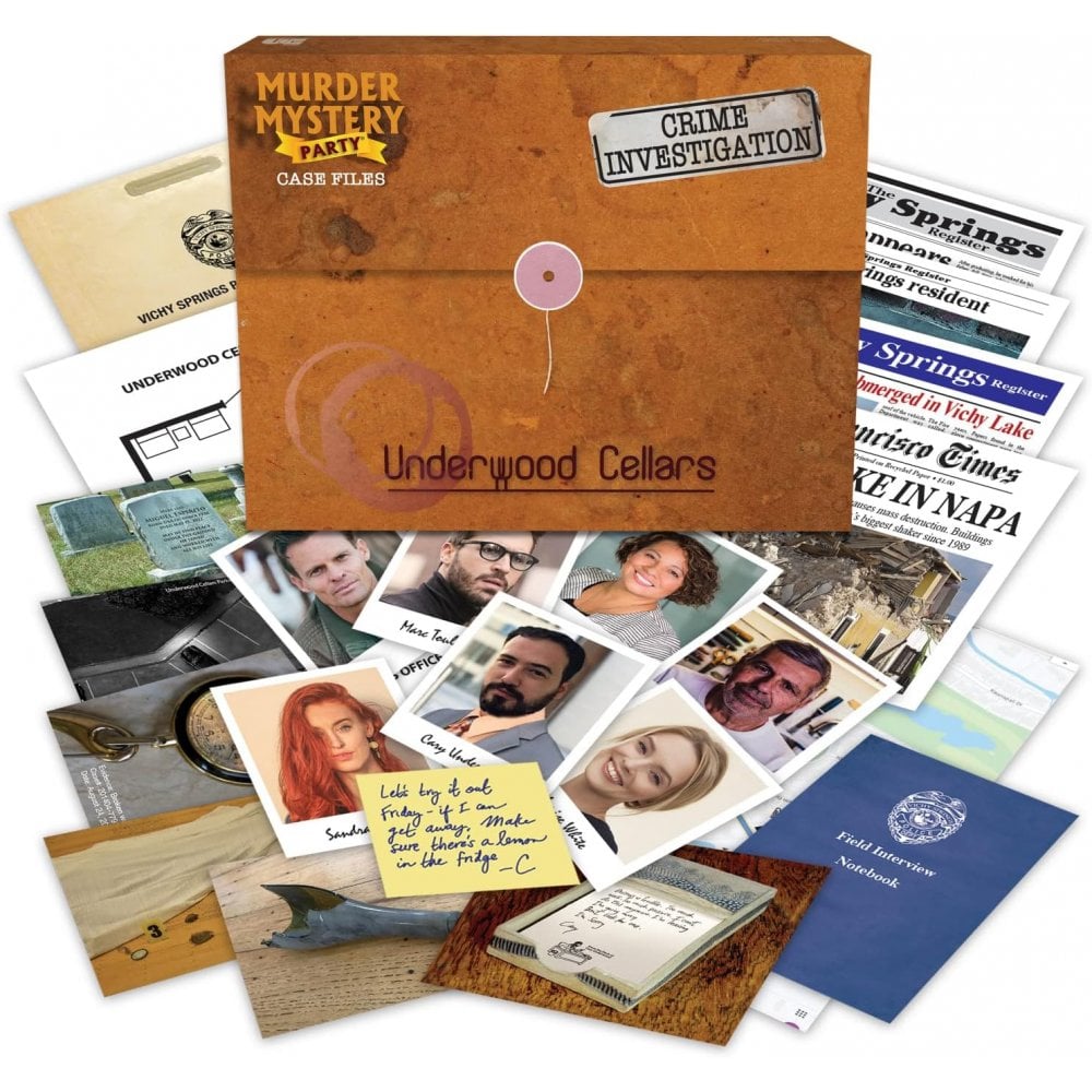 Murder Mystery Case Files - Underwood Cellars