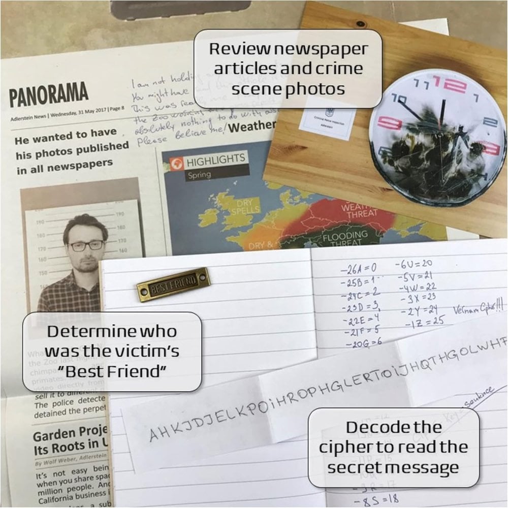 Murder Mystery Case files - Fire in Adlerstein