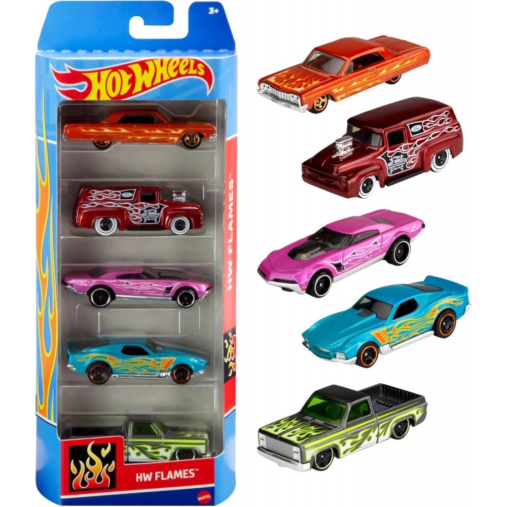 Set of 5 Toy Cars, Assorted Styles
