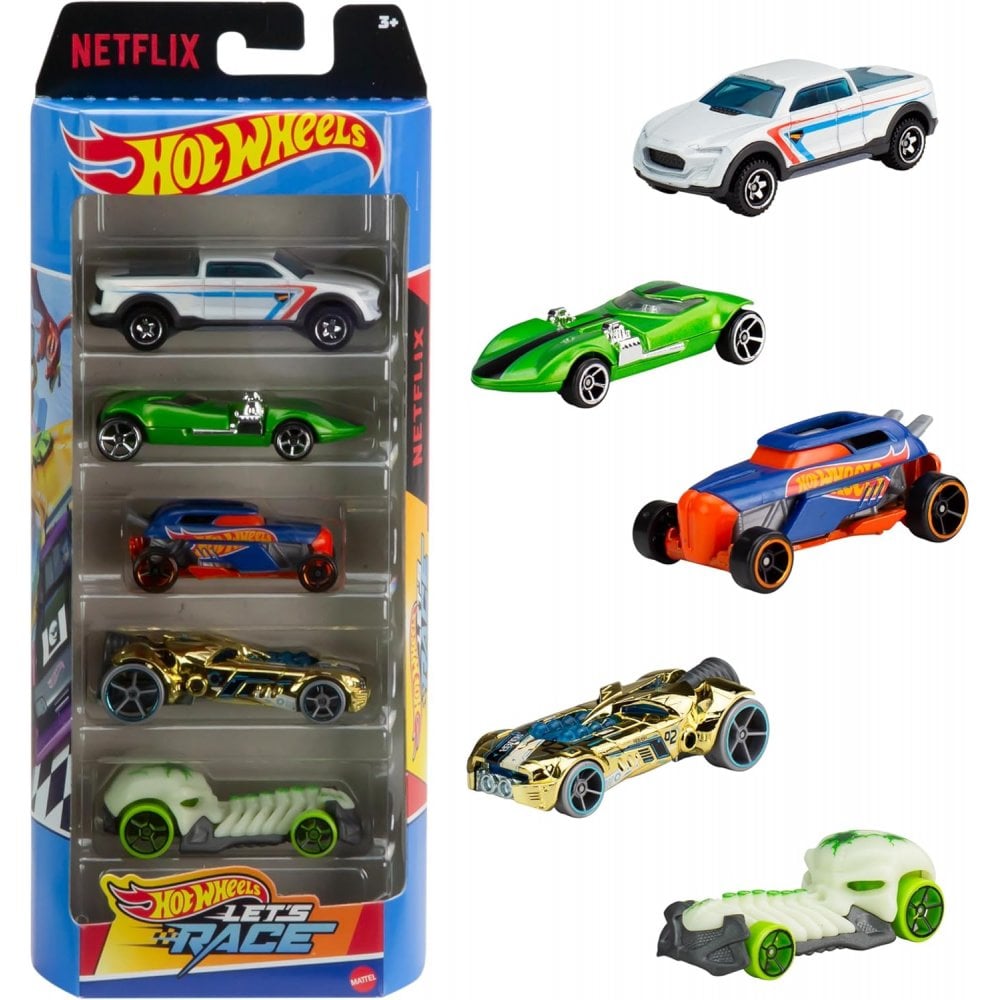 Set of 5 Toy Cars, Assorted Styles