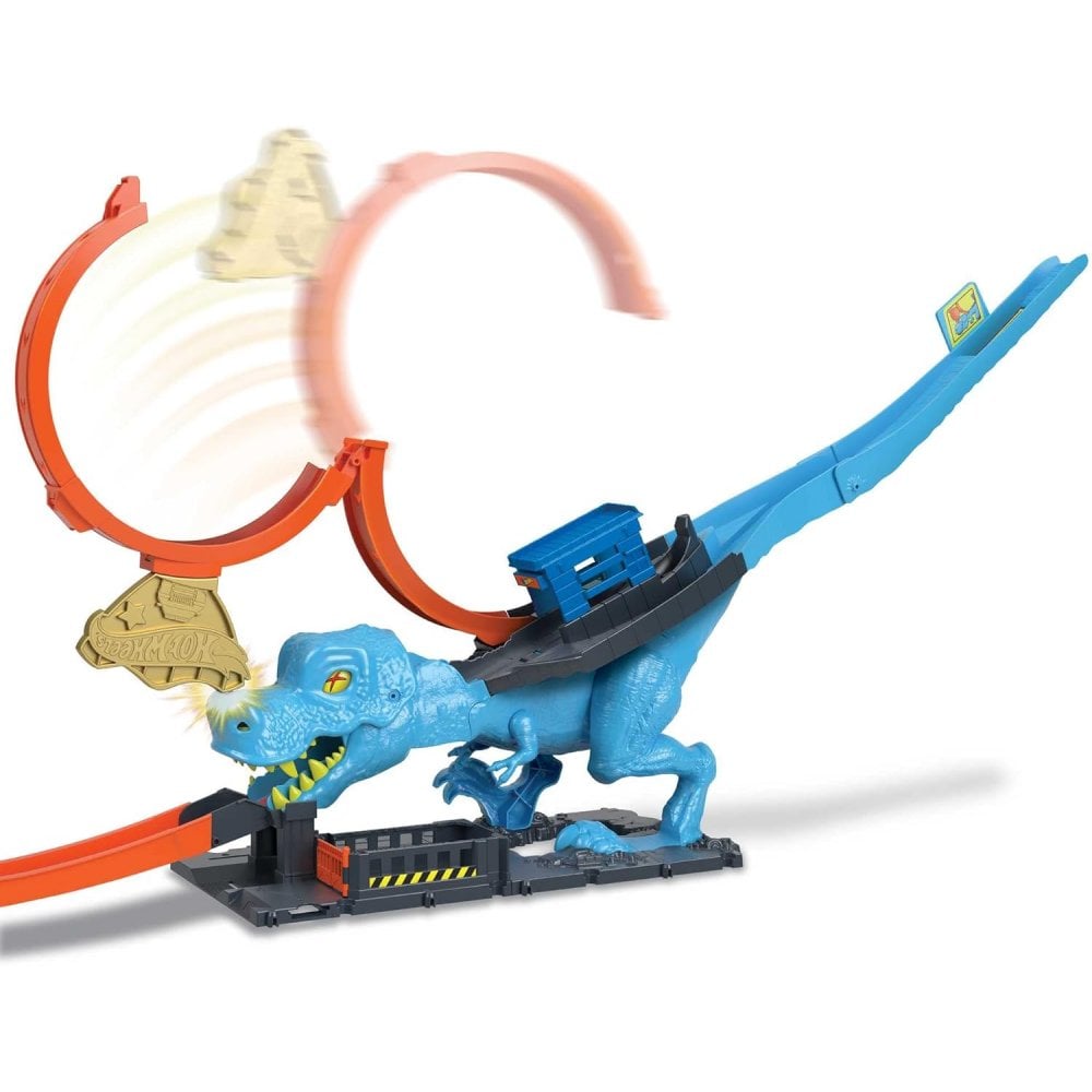 Hot Wheels City T Rex Chomp Down Play Set