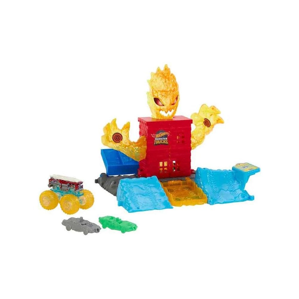 Monster Trucks Power Smashers 5 Alarms Tower Smash Out