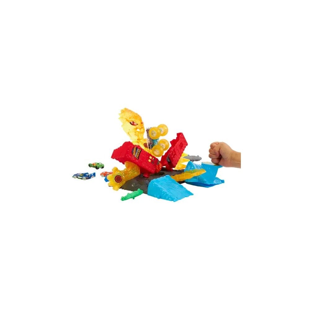 Monster Trucks Power Smashers 5 Alarms Tower Smash Out