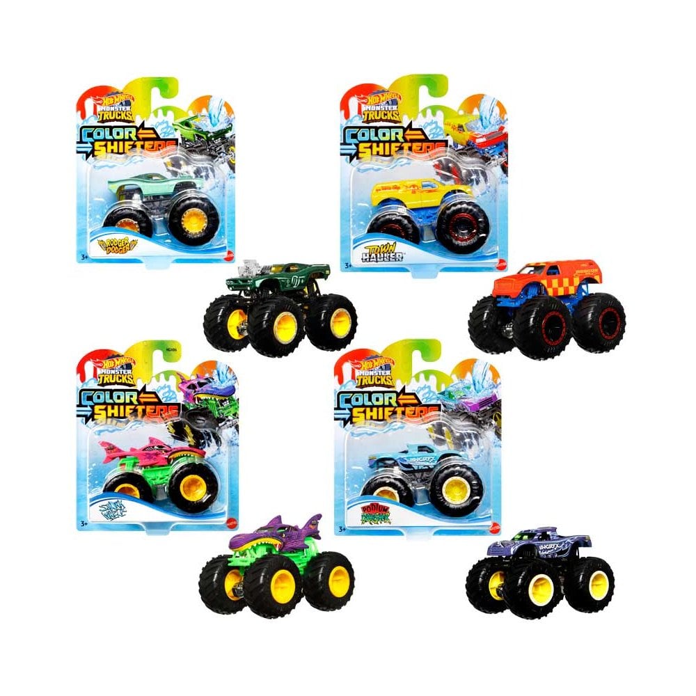 HW Monster Trucks Colour Shiffter 1:64 Asst