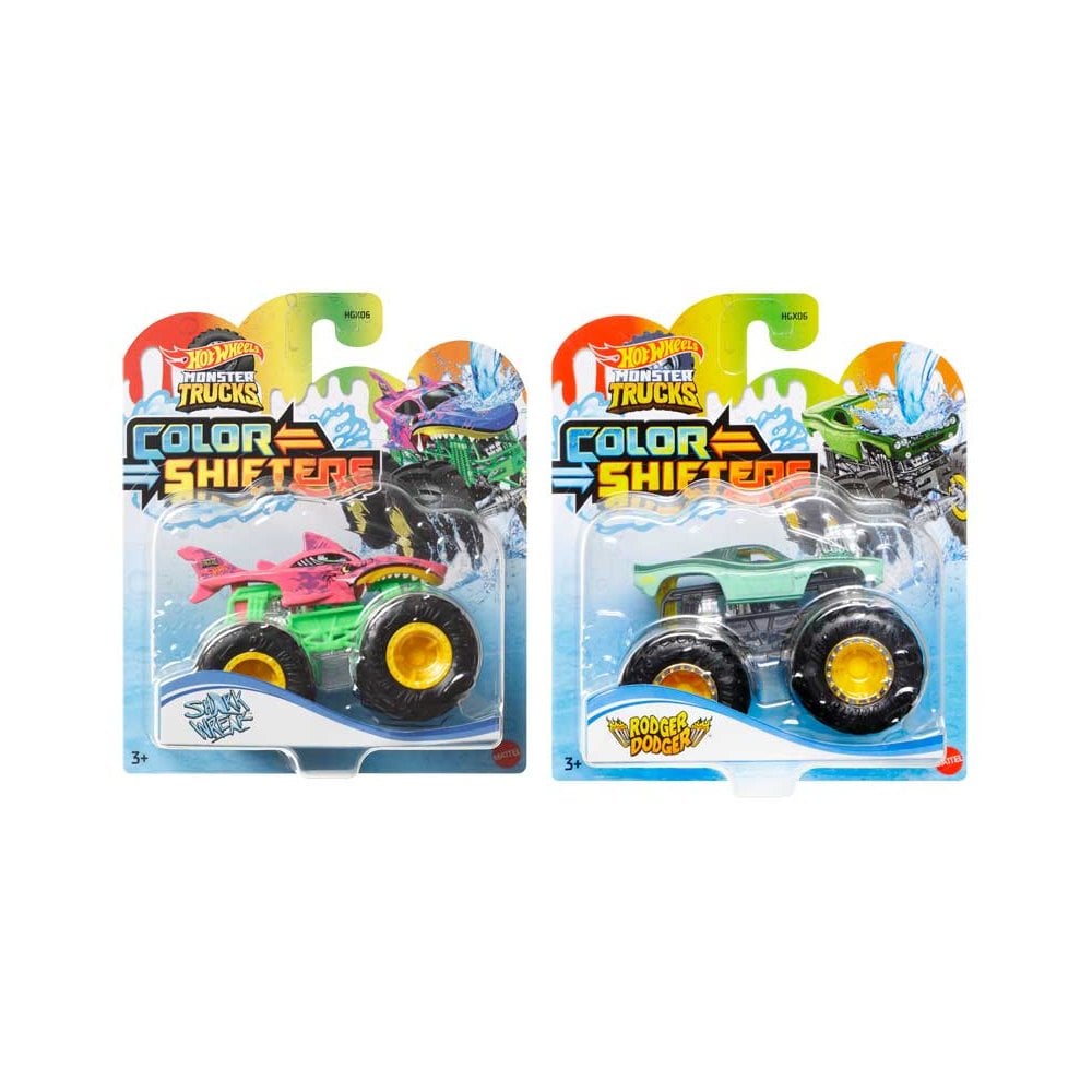 HW Monster Trucks Colour Shiffter 1:64 Asst