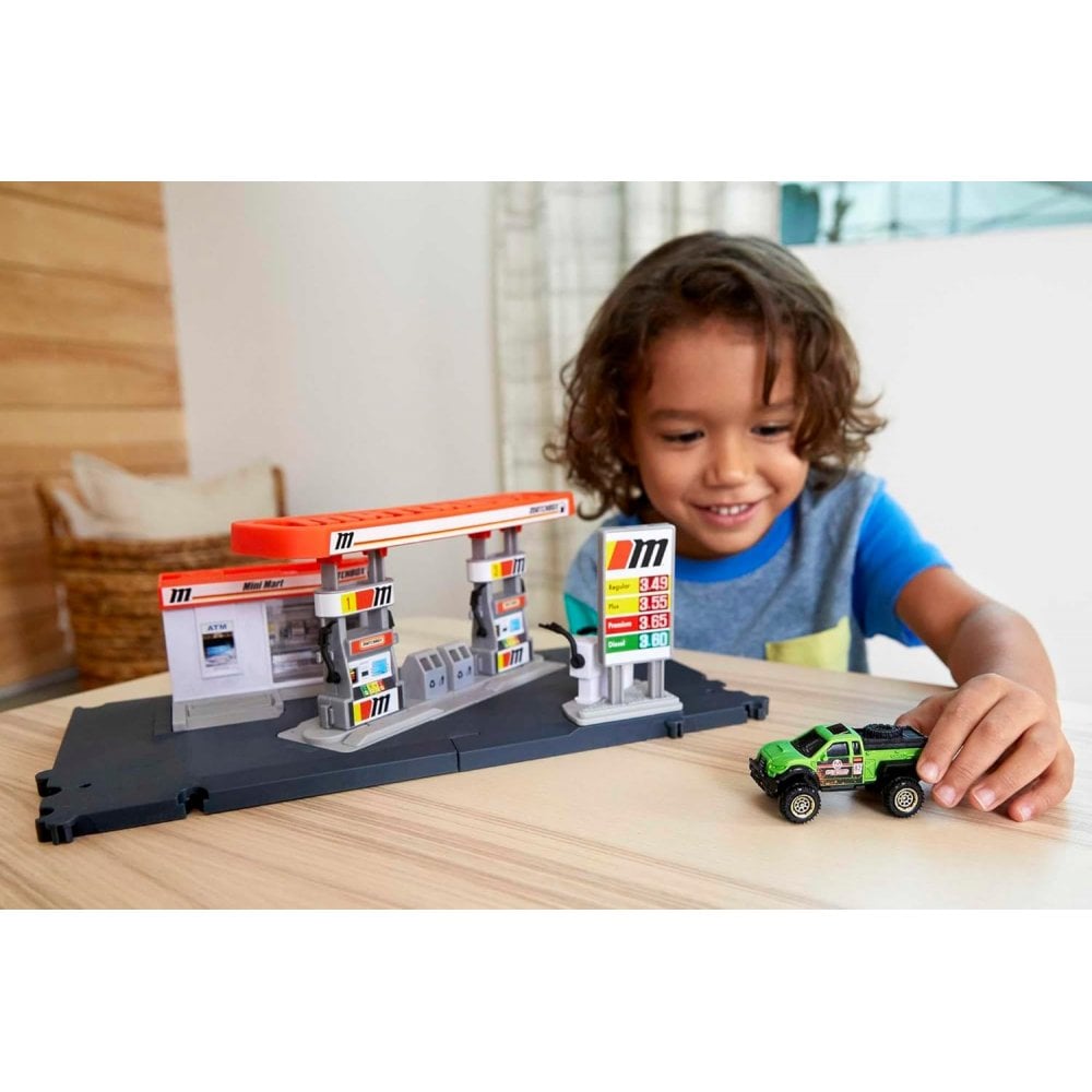 Matchbox  Action Drivers Fuel Station  Playset