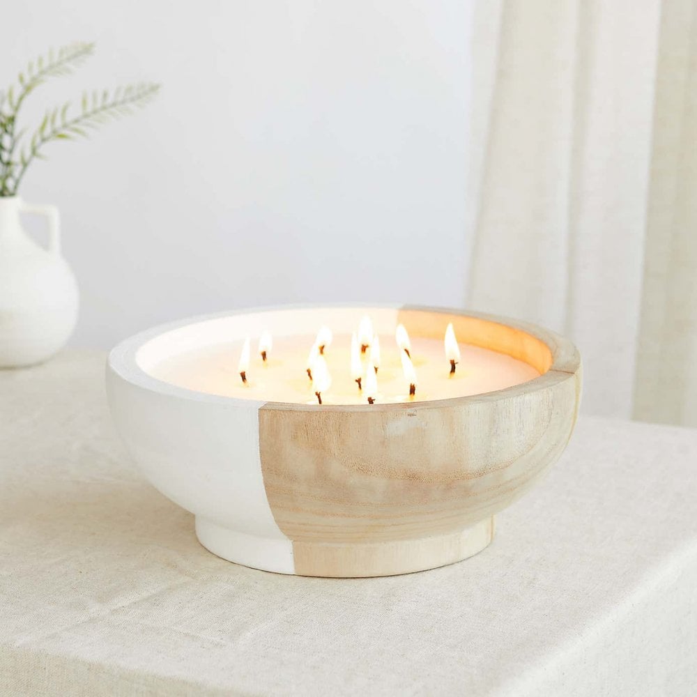 Scandi Driftwood Sandalwood & Musk Multi Wick Bowl Candle