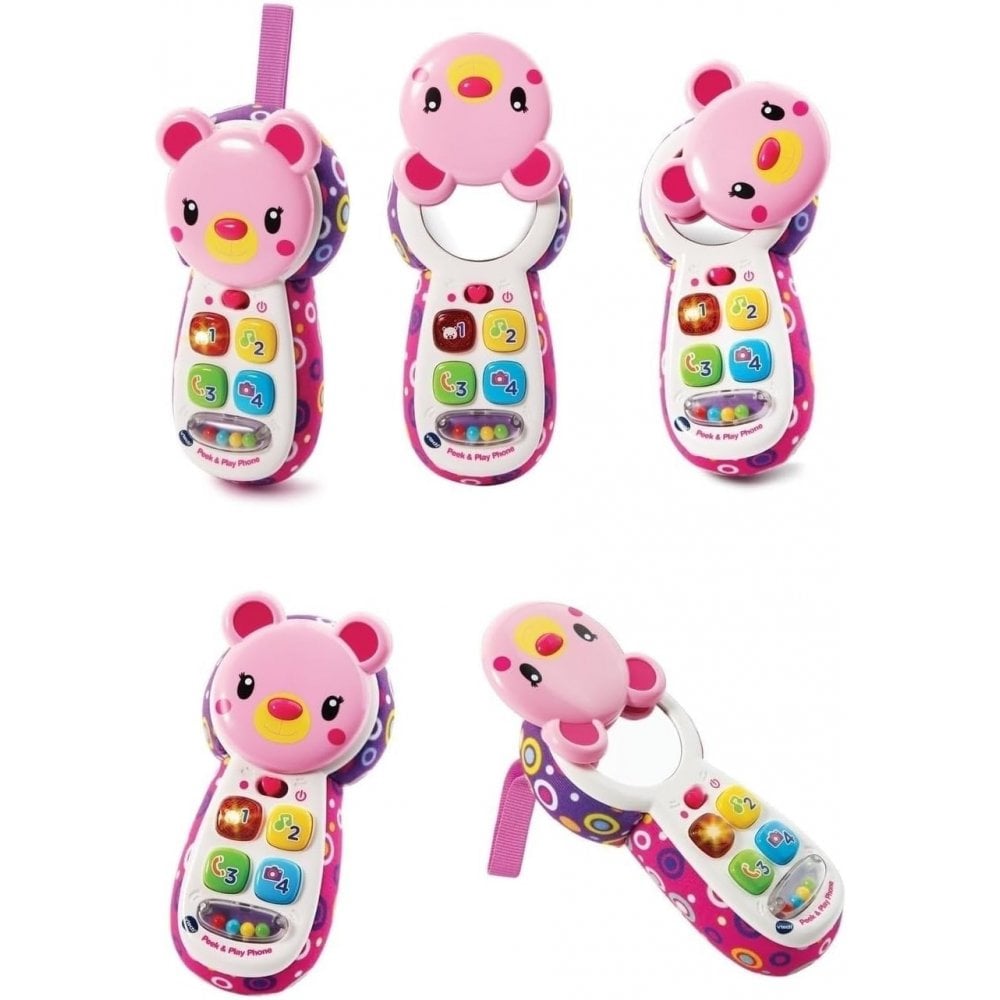 Peek & Play Phone Pink